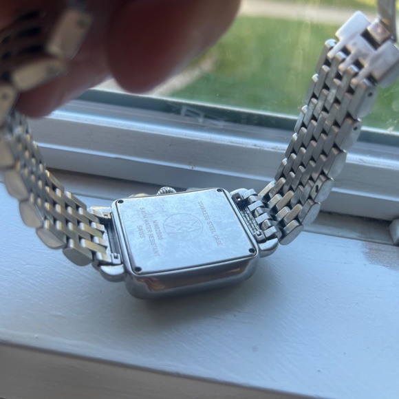 Michele Stainless Steel - Sterling Silver Link band Chronograph Watch main image 4